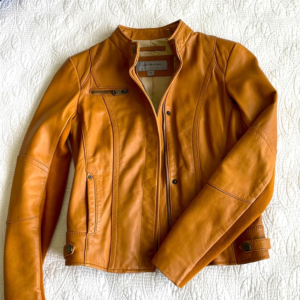 Leather jacket by Marc New York  ⭐️🙌🏻